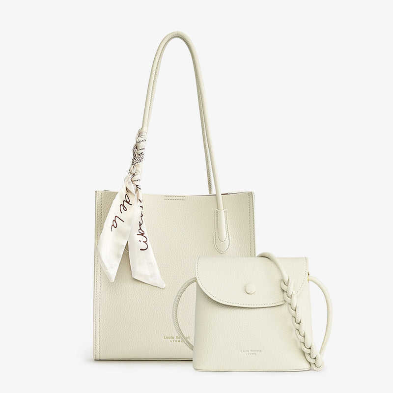 Leather Shoulder Bag Set