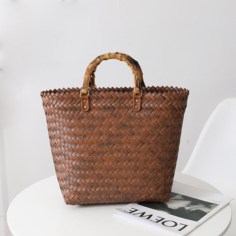 Retro Woven Tote