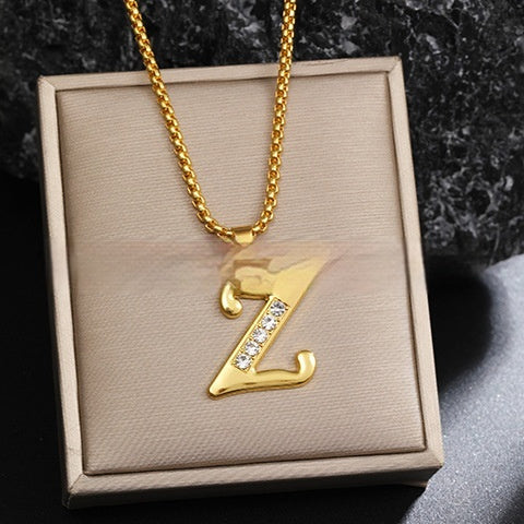 Initial Letter Necklace