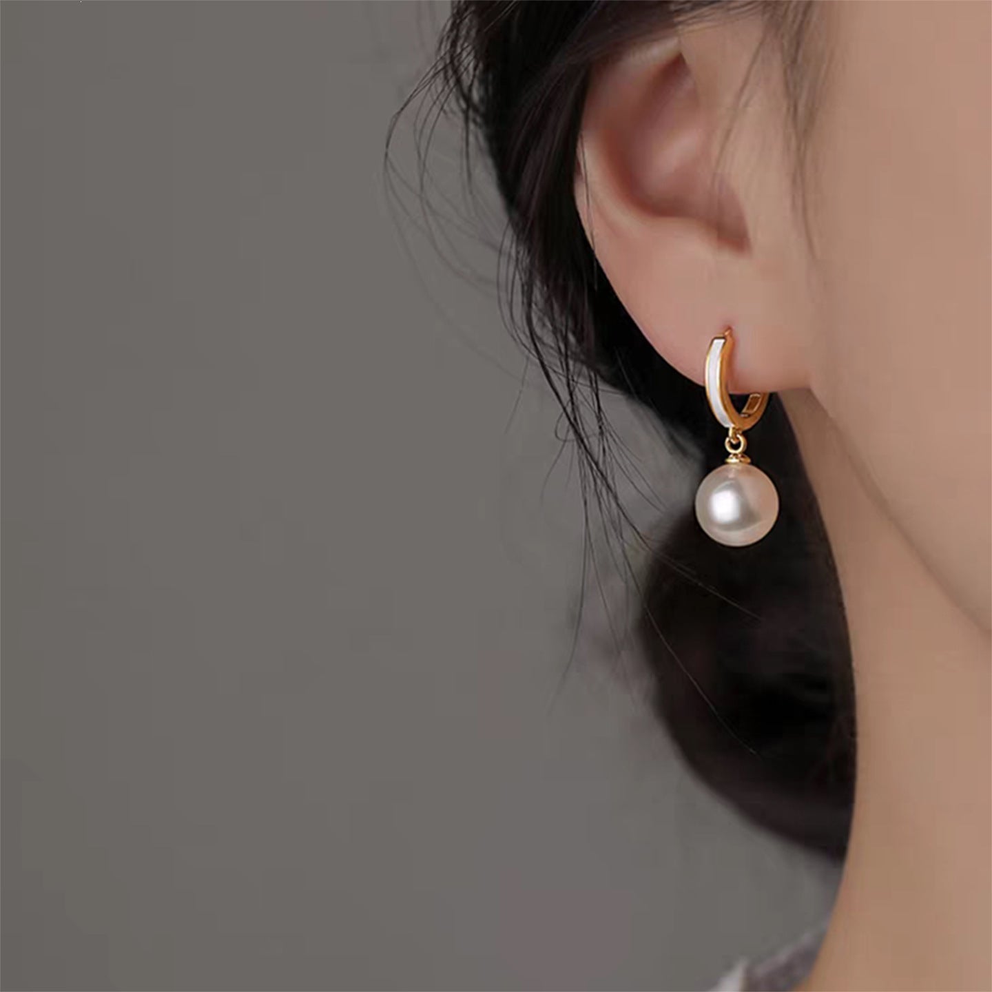 Gold-Plated Geometric Earrings