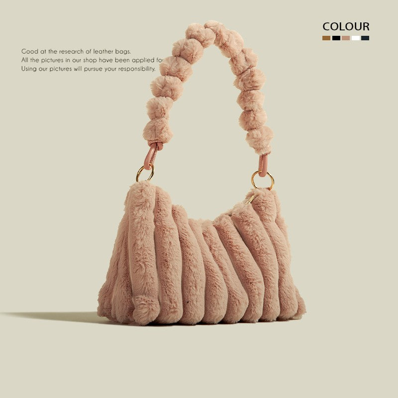 Plush Underarm Bag