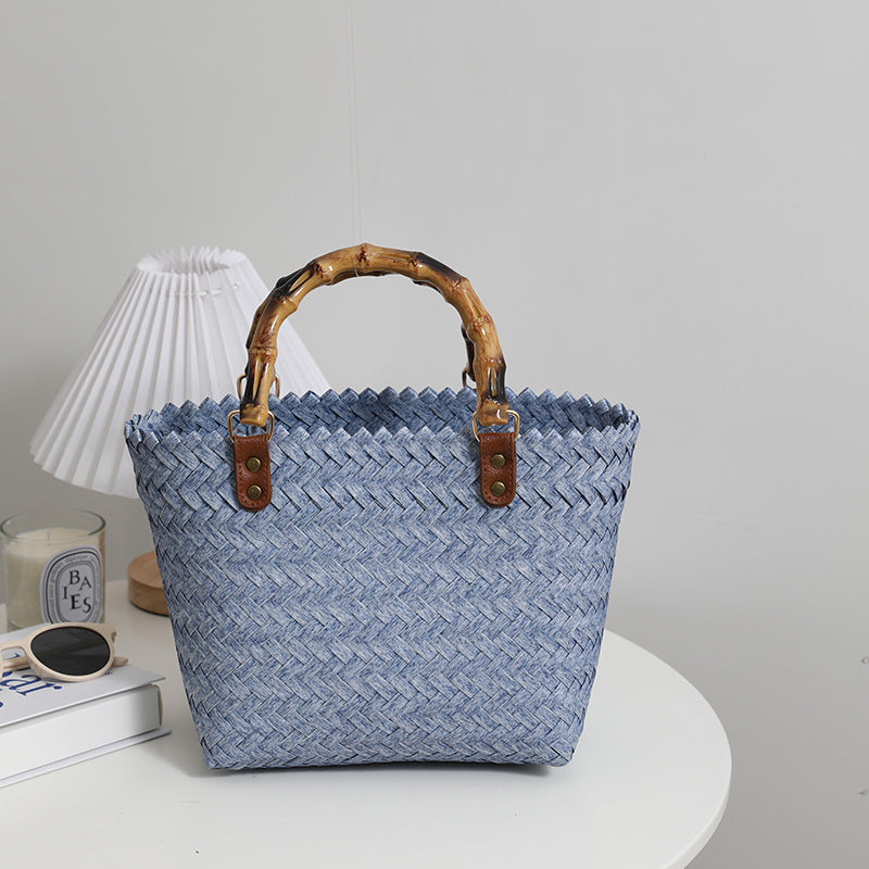 Retro Woven Tote