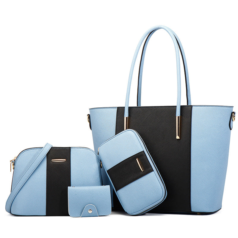 Two-Piece PU Leather Crossbody Bag Set