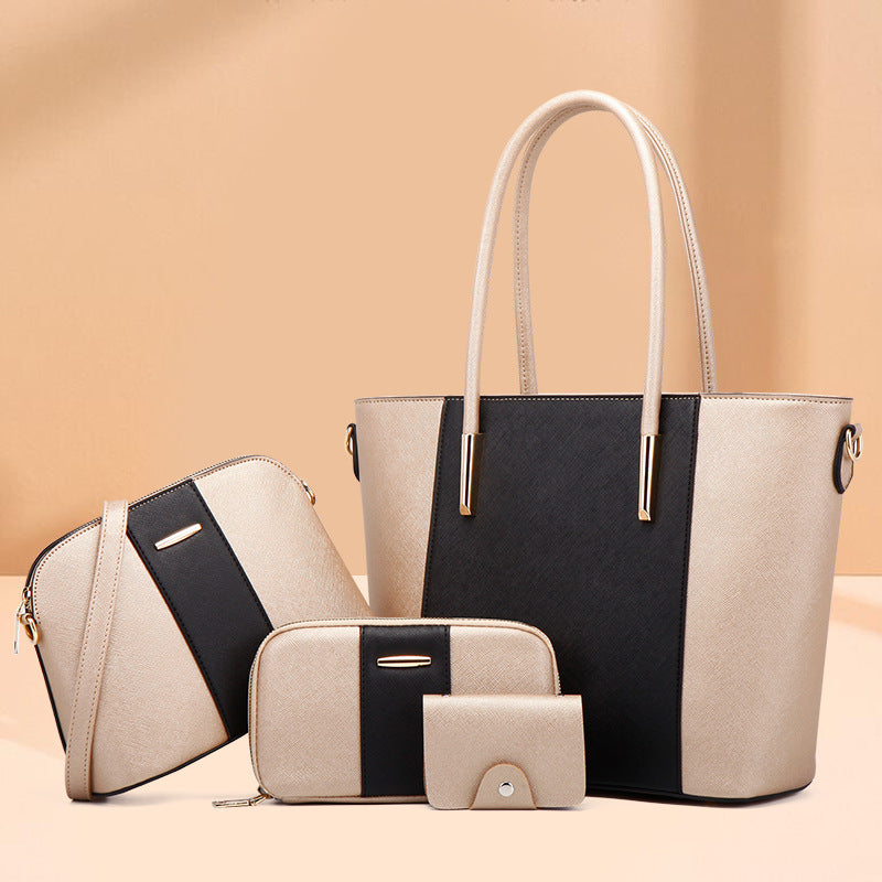 Two-Piece PU Leather Crossbody Bag Set