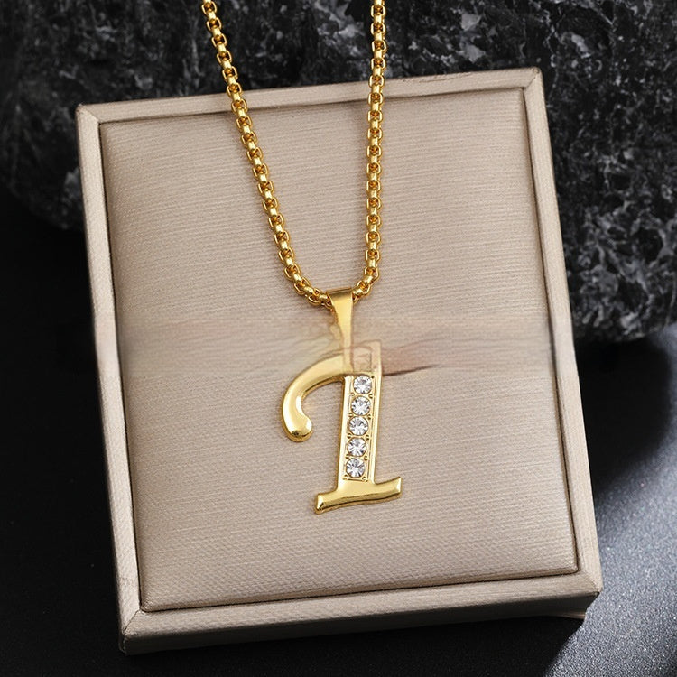 Initial Letter Necklace