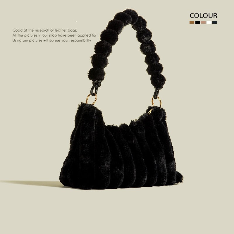 Plush Underarm Bag