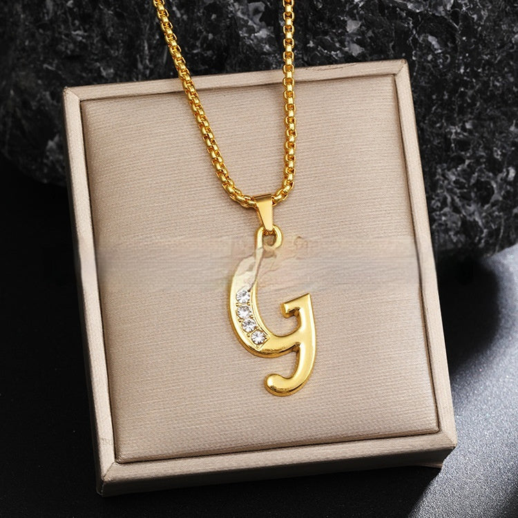 Initial Letter Necklace