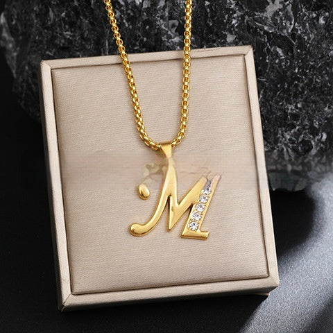 Initial Letter Necklace