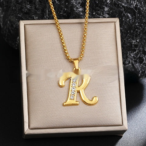 Initial Letter Necklace