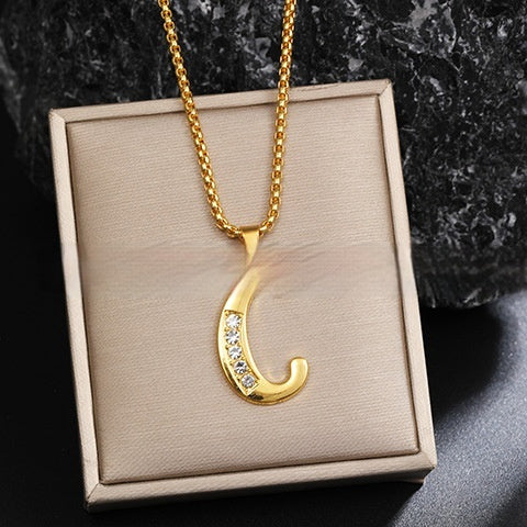 Initial Letter Necklace