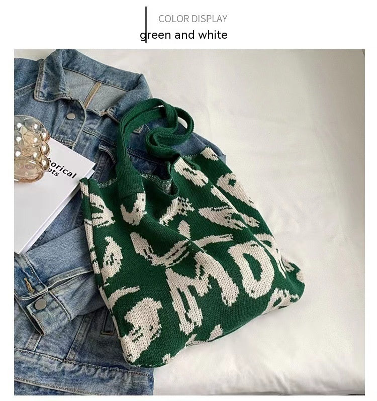 Knitted Woven Tote