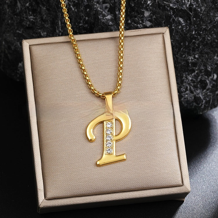 Initial Letter Necklace