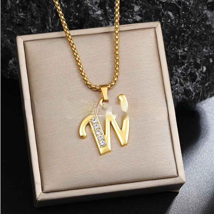 Initial Letter Necklace