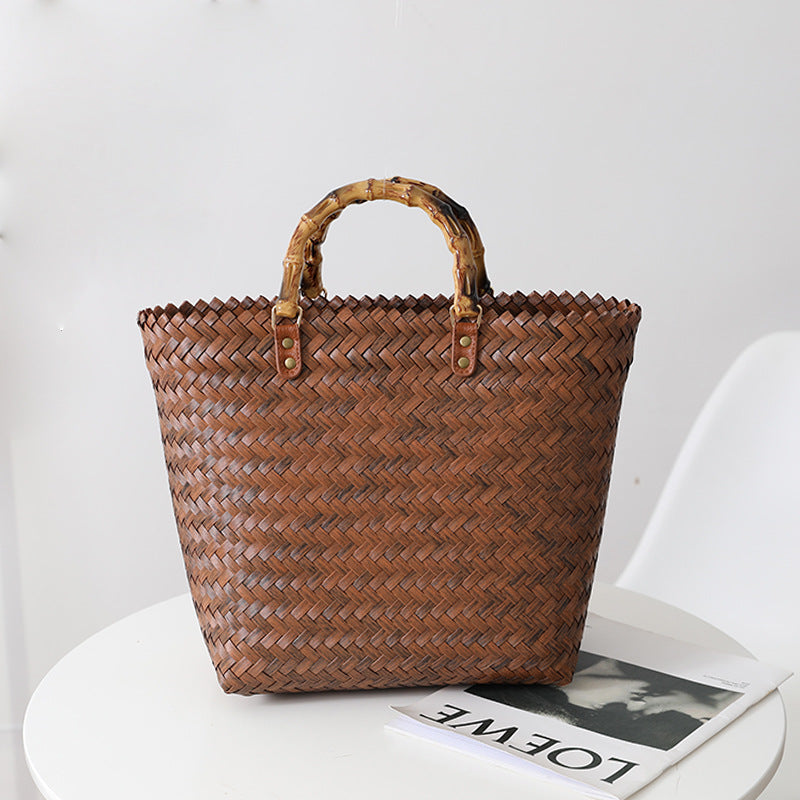 Retro Woven Tote