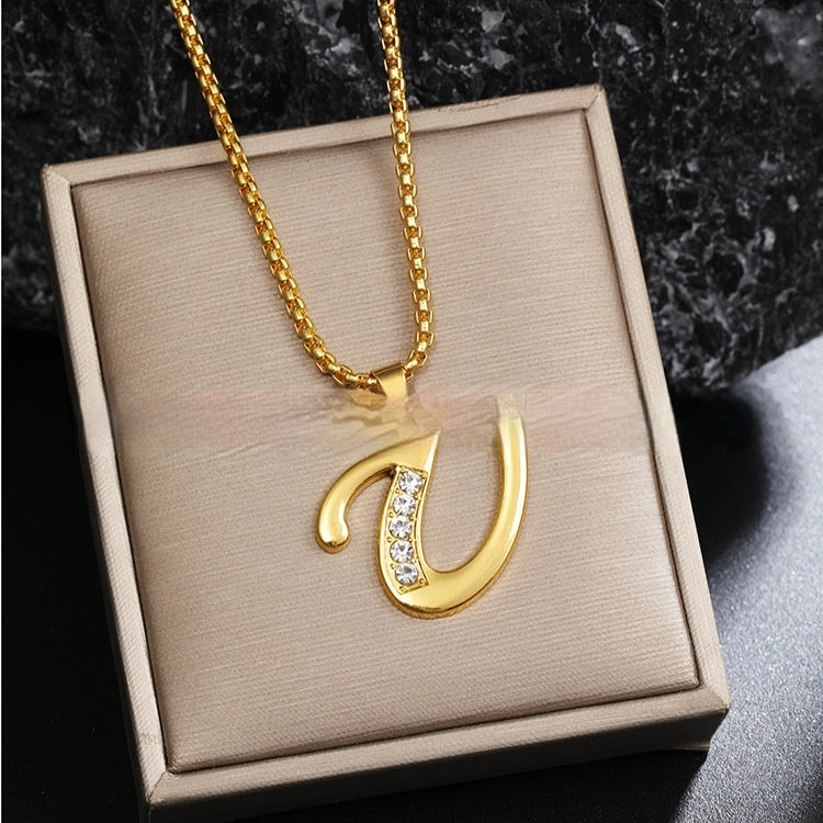 Initial Letter Necklace