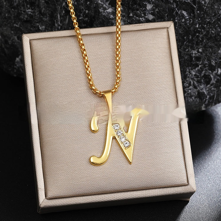 Initial Letter Necklace