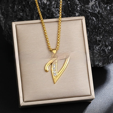 Initial Letter Necklace