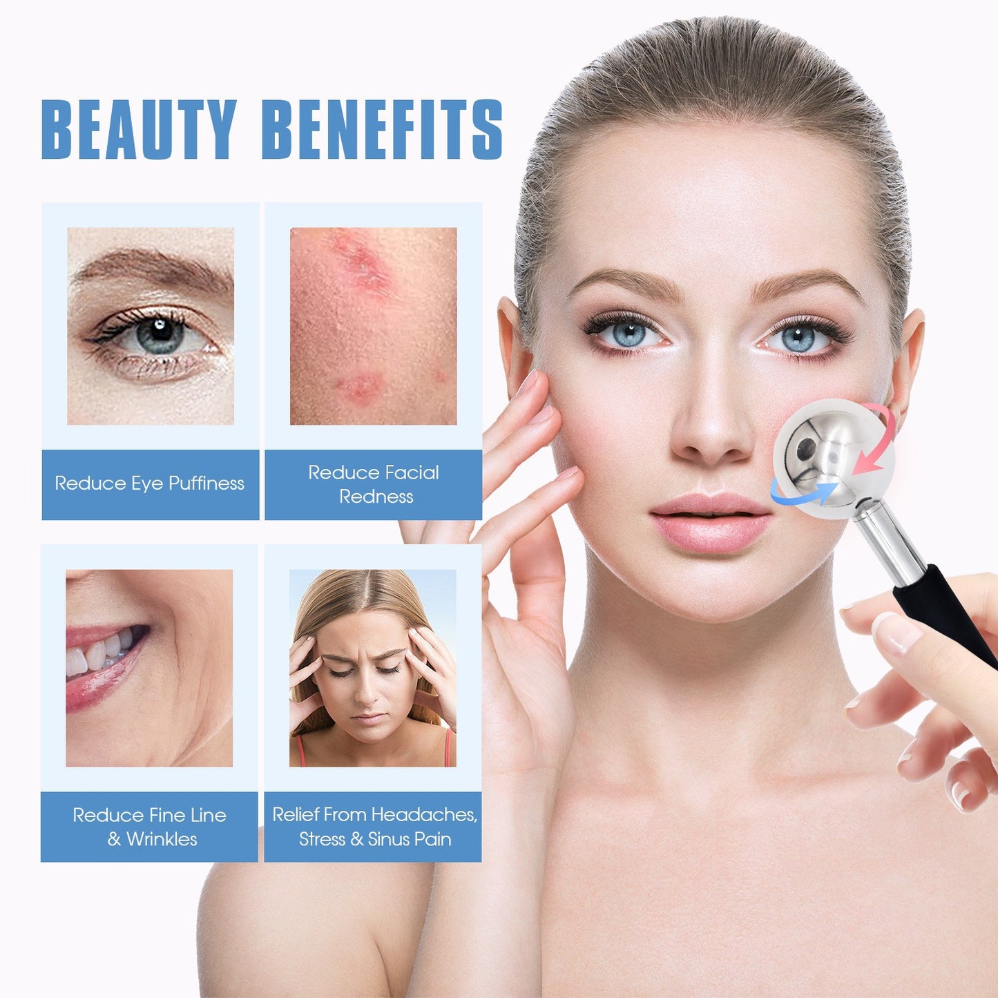 Ice Facial Massage Roller