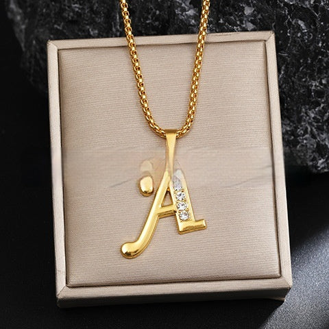 Initial Letter Necklace