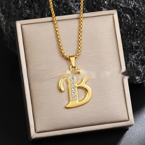 Initial Letter Necklace