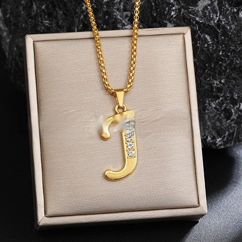 Initial Letter Necklace
