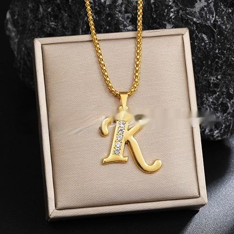 Initial Letter Necklace