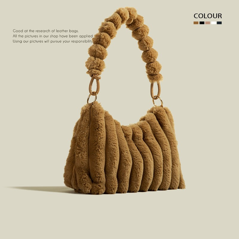 Plush Underarm Bag