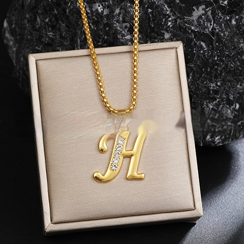 Initial Letter Necklace