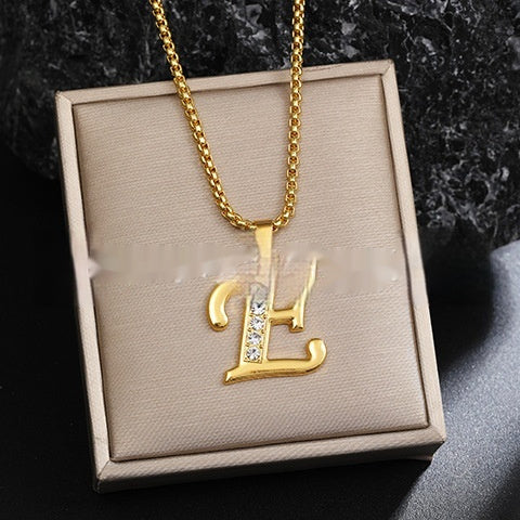 Initial Letter Necklace