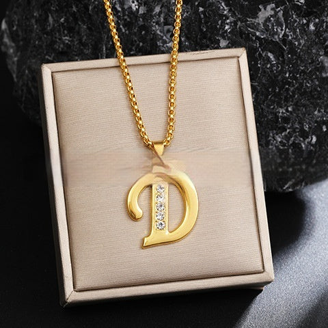 Initial Letter Necklace