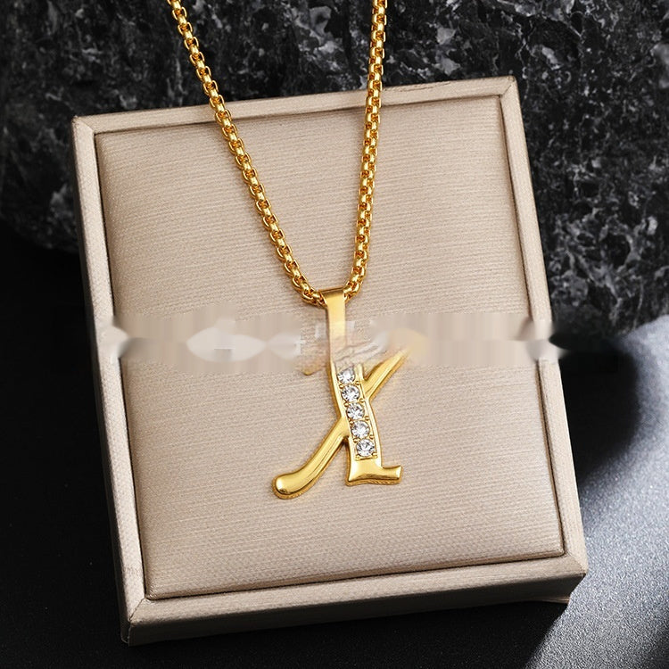 Initial Letter Necklace