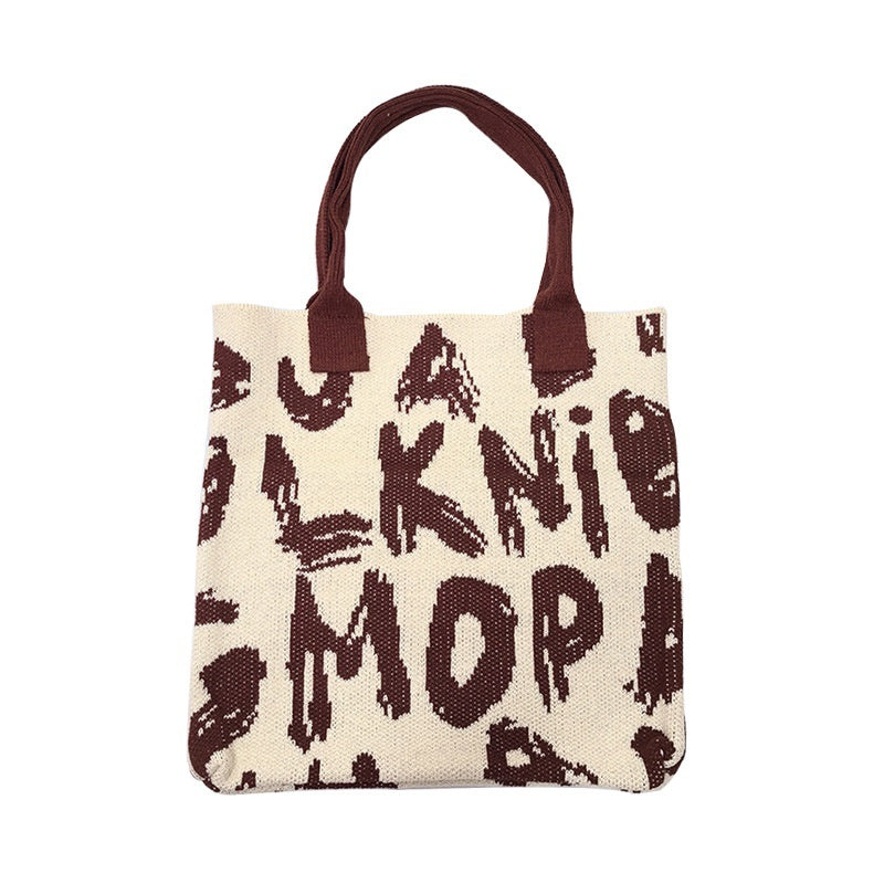 Knitted Woven Tote