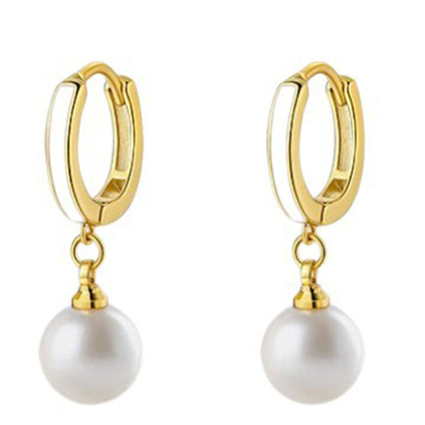 Gold-Plated Geometric Earrings