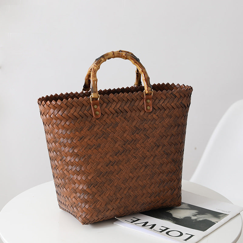 Retro Woven Tote