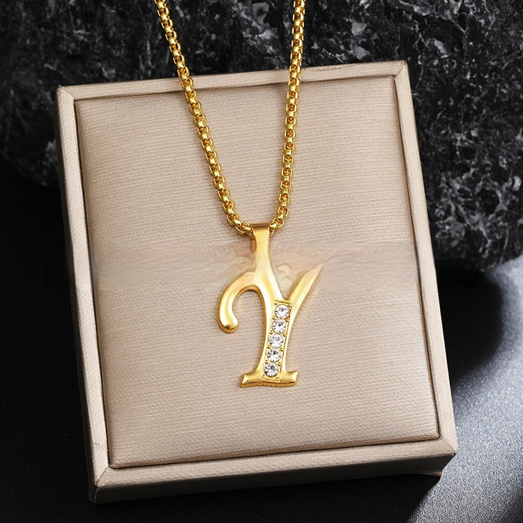 Initial Letter Necklace
